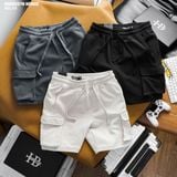  Quần short nam Heboz nỉ cargo 3M - 00002378 