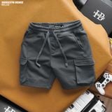  Quần short nam Heboz nỉ cargo 3M - 00002378 