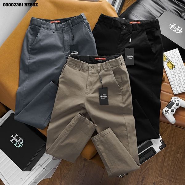  Quần kaki nam Heboz cạp chun ẩn new ss 3M - 00002381 