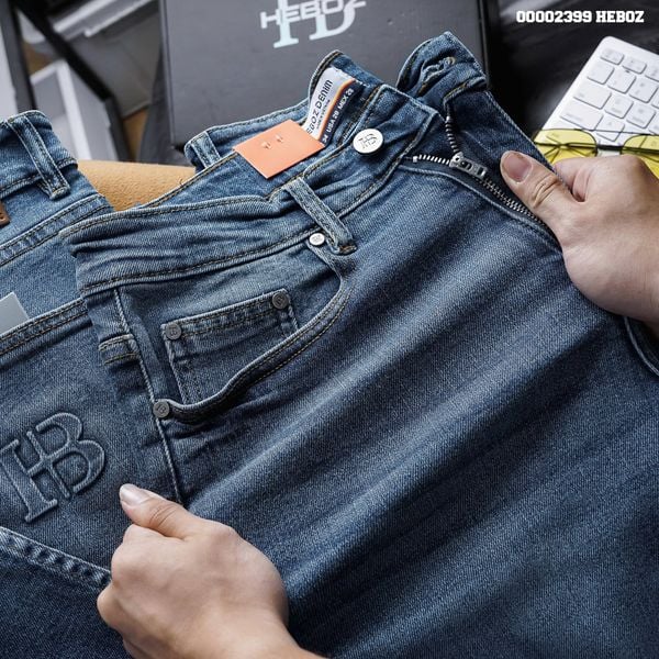  Quần jean nam Heboz dáng slim 80 - 00002399 
