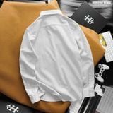  Áo sơ mi nam Heboz oxford stripped Pocket 4M - 00002416 