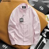  Áo sơ mi nam Heboz cổ trụ oxford sọc 3M - 00002226 