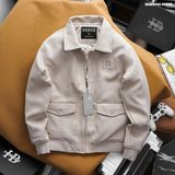  Áo khoác nam Heboz da lộn logo 3M - 00002445 