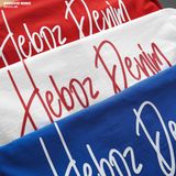  Áo thun nam Heboz print text ss 3M - 00002449 