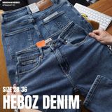  Quần jean nam Heboz dáng straight fit 091 - 00002448 