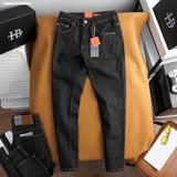  Quần jean nam Heboz form slim indigo đen 093 - 00002453 