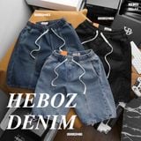  Quần short jean nam Heboz dáng relaxed fit S098 - 00002483 