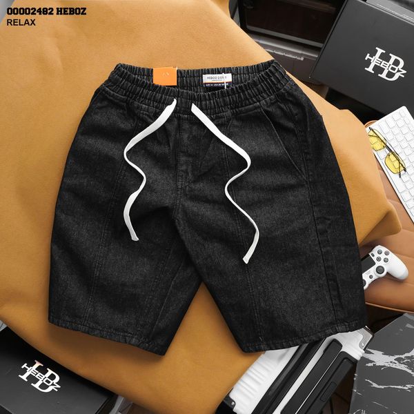  Quần short jean nam Heboz dáng relaxed fit S097 - 00002482 
