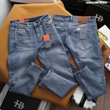  Quần jean nam Heboz basic dáng slim D200 - 00002498 