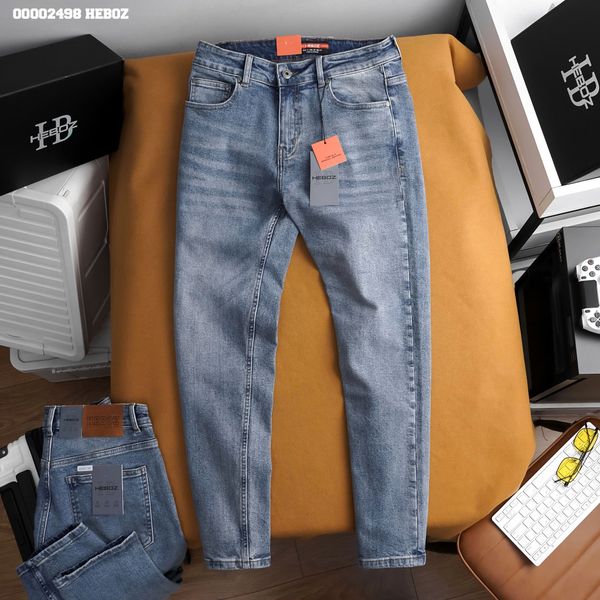  Quần jean nam Heboz basic dáng slim D200 - 00002498 