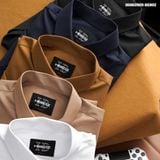  Áo sơ mi nam Heboz ngắn tay Gân nhỏ 5M - 00002505 