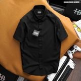  Áo sơ mi nam Heboz ngắn tay Gân nhỏ 5M - 00002505 