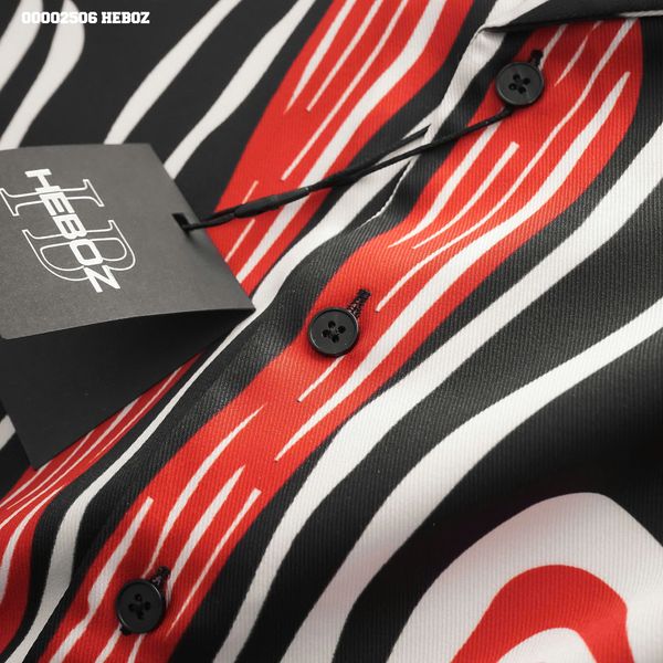  Áo sơ mi nam Heboz print pattern 1 - 00002506 