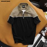  Áo polo nam Heboz dây kéo phối màu 3M - 00002503 