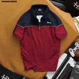  Áo polo nam Heboz dây kéo phối màu 3M - 00002503 