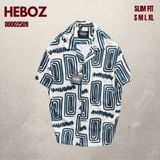  Áo sơ mi nam Heboz print pattern 4 - 00002509 
