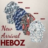  Áo sơ mi nam Heboz print pattern 3 - 00002508 