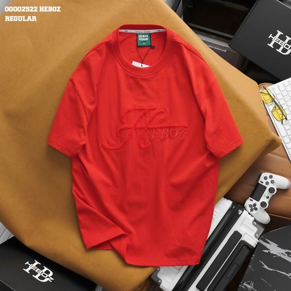  Áo thun nam Heboz thêu xù H 3M - 00002522 