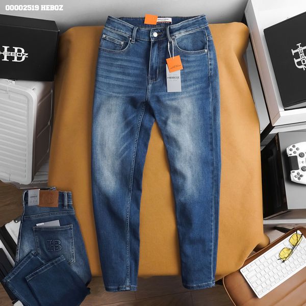  Quần jean nam Heboz basic form slim D-108 - 00002519 