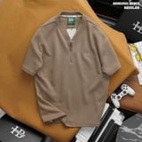  Áo thun nam Heboz cổ kiểu zip 2M - 00002521 