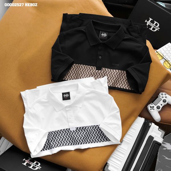  Áo polo nam Heboz Middle pattern 2M - 00002527 