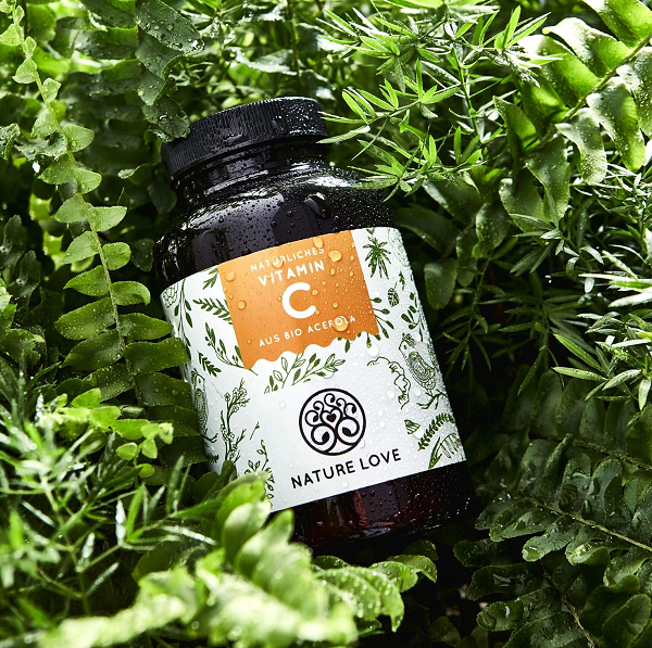 Nature Love VITAMIN C AUS BIO-ACEROLA (180 Kapseln) – WUNDERTUTE