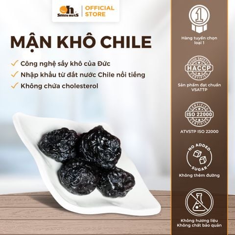  Mận Khô Chile - Hũ nhựa 315g - Oh Smile Nuts 