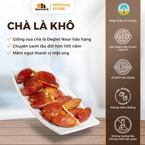 Chà Là Deglet Nour Không Cành 500g - Oh Smile Nuts 