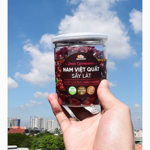  Nam Việt Quất (Cranberry) Sấy Lát Thượng Hạng Từ Mỹ Oh Smilenuts Hộp 250g 