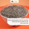 Hạt Chia Đen Hữu Cơ - Hũ nhựa 600g - Oh Smile Nuts