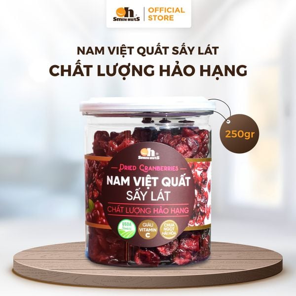 Nam Việt Quất - Hũ nhựa 250g - Oh Smile Nuts