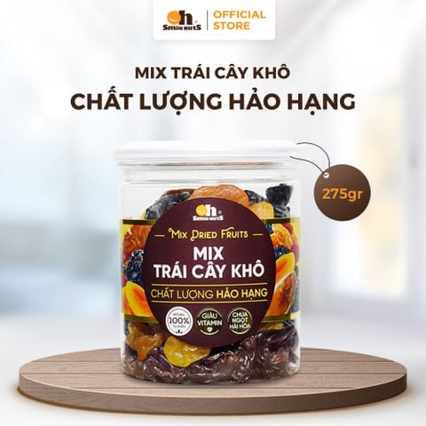  Mix Trái Cây Khô 6 Loại - Hủ 275g - Oh Smile Nuts 