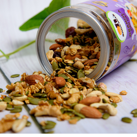  Granola Siêu Hạt Nhập Khẩu Smile Nuts Hộp 500 Gram 