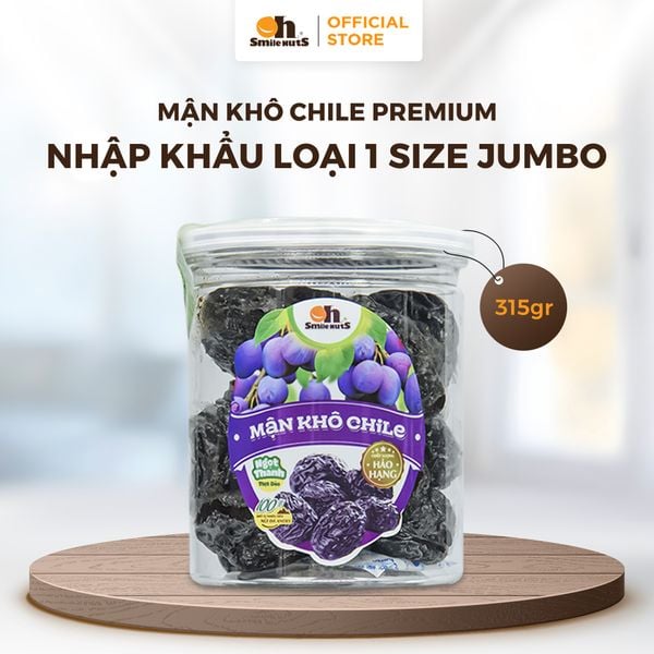 Mận Khô Chile - Hũ nhựa 315g - Oh Smile Nuts