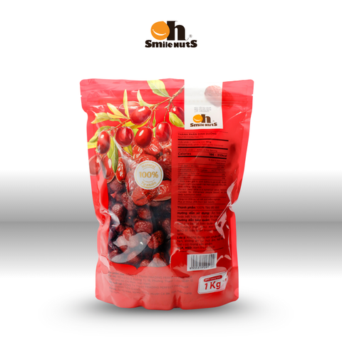  Táo Đỏ Kẹp Óc Chó Đỏ - Túi Zipper 350g - Oh Smile Nuts 