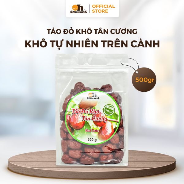 Táo Đỏ Khô Tân Cương - Túi 500g - Oh Smile Nuts