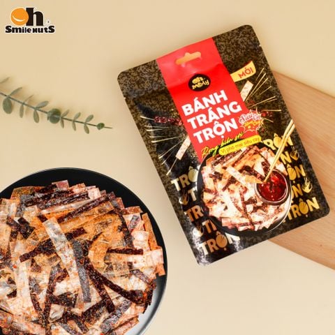  Bánh Tráng Trộn Rong Biển Sợi vị phô mai Siêu Cay 30g - Oh Smile Nuts 