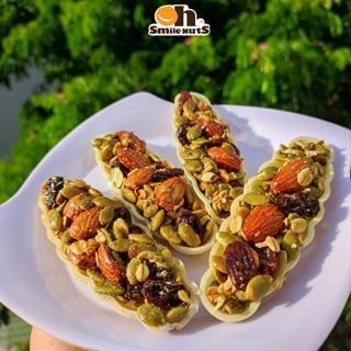 Bánh Thuyền Hạt Oh Smile Nuts - Thỏi Vàng 220g 