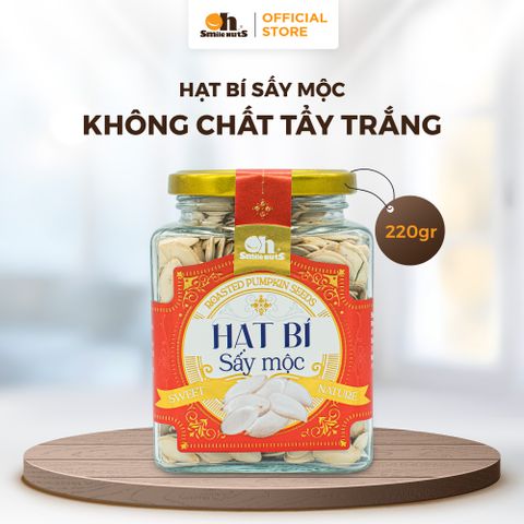  Hạt Bí Mông Cổ Sấy Mộc - Hũ Thủy Tinh 340g - Oh Smile Nuts 