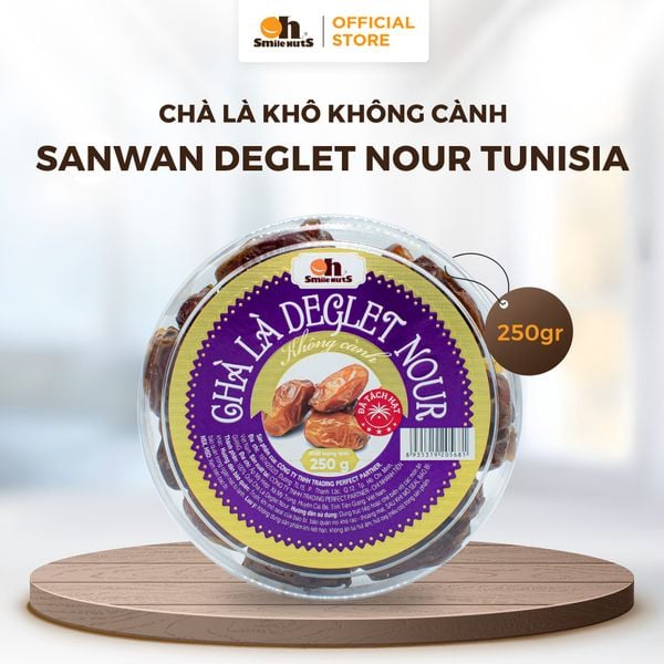 Chà Là Khô Không Cành Tách Hạt - Hộp 250gr - Oh Smile Nuts