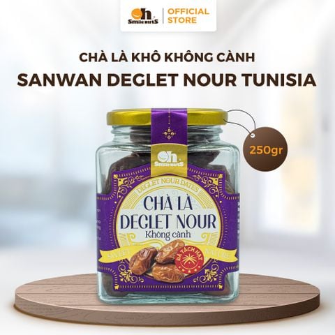  Chà Là Trái Tròn -  Hũ Thủy Tinh 250g - Oh Smile Nuts 