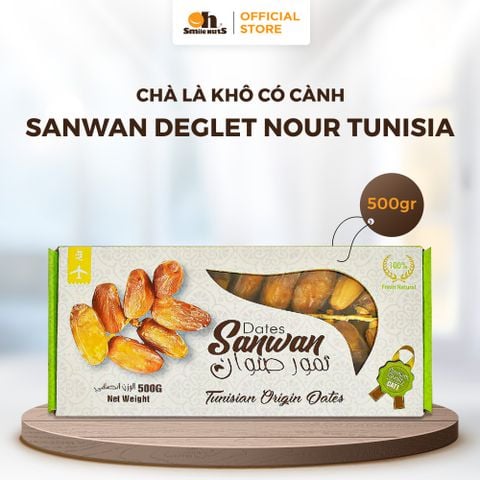  Chà Là Nguyên Cành Sanwan - Hộp 500g - Oh Smile Nuts 