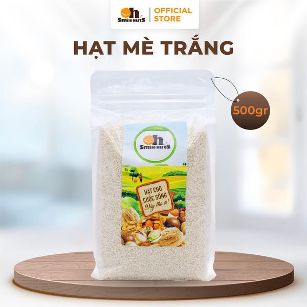 Mè Trắng Oh Smile Nuts túi 500g
