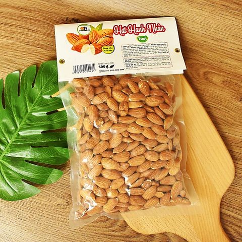  Hạnh Nhân Mỹ Tách Vỏ Tươi Smile Nuts Túi 500g 