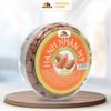 Hạnh Nhân Mỹ Tách Vỏ Nướng Mộc - Hộp Tròn 300g - Oh Smile Nuts