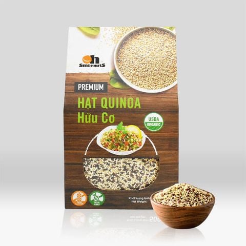Hạt Quinoa Mix Hữu Cơ Smile Nuts Hộp 500g 
