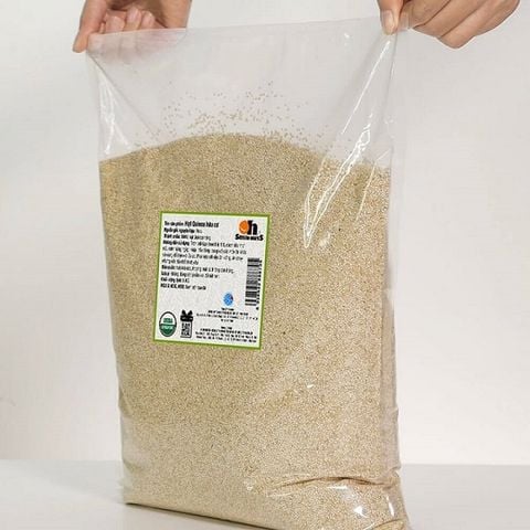  Hạt Quinoa Diêm Mạch Trắng Hữu Cơ Peru Smile Nuts Túi 5Kg 