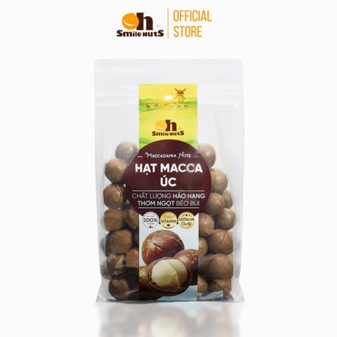  Hạt Macca Úc Túi Zipper 500g 