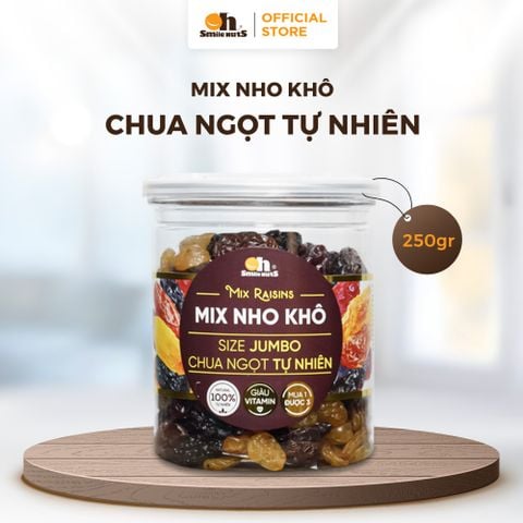  Nho Khô Mix Chile Hủ Nhỏ 250g 