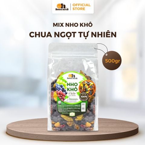  Mix Nho Khô Chile - Túi 500g - Oh Smile Nuts 
